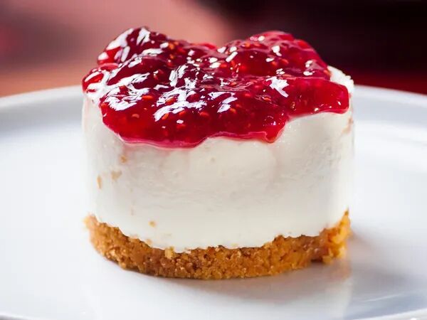 Cheesecake aux fraises base biscuit